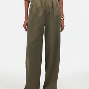 The Harlow Wide-Leg Pant - 12 Reg. With tags. Faded Ivy Green